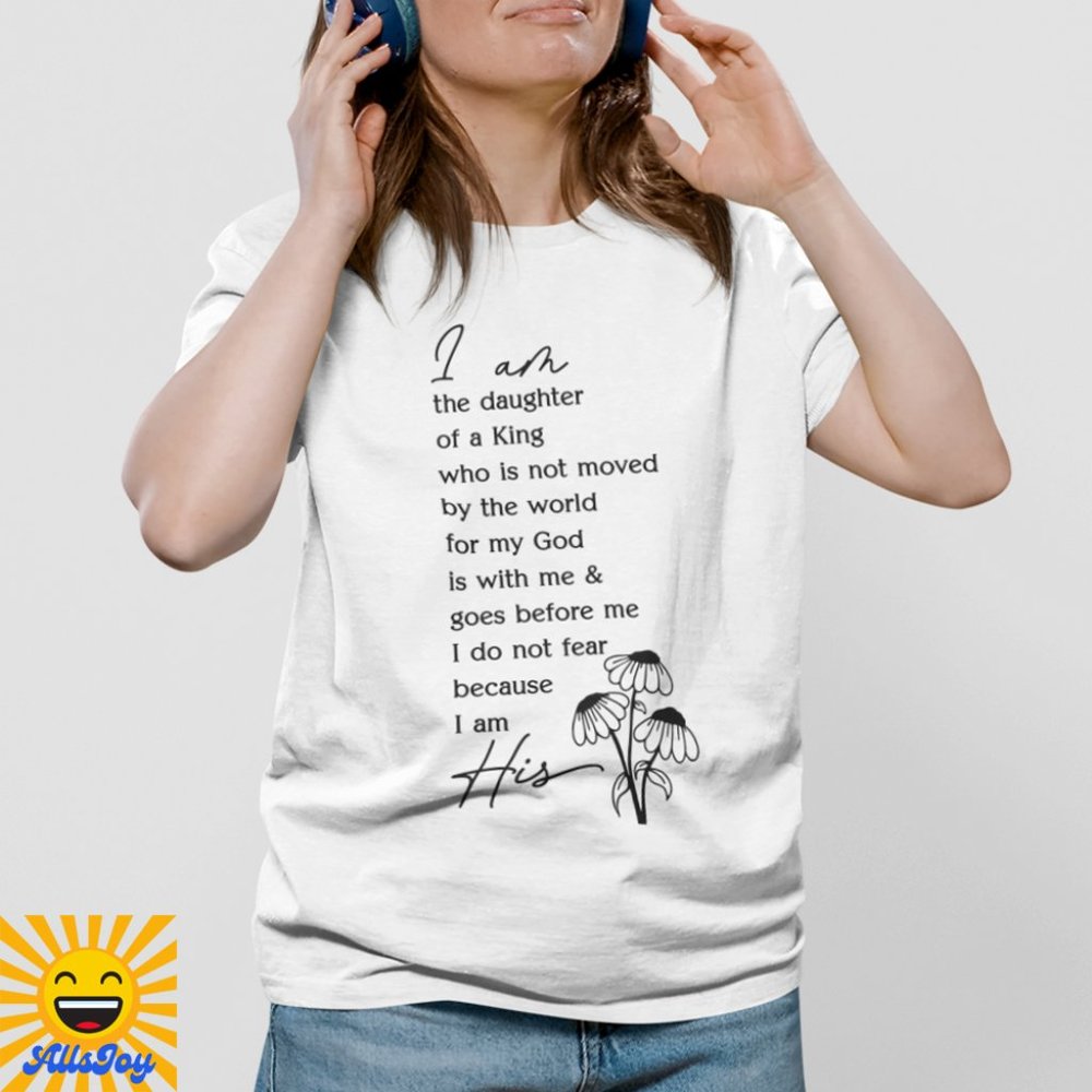 I AM HIS White T-Shirt